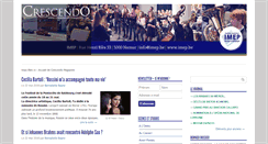 Desktop Screenshot of crescendo-magazine.be